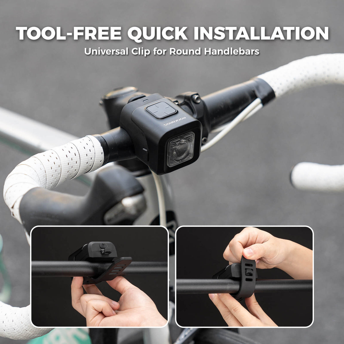 2-in-1 Bike Horn & Front Light - 450lm