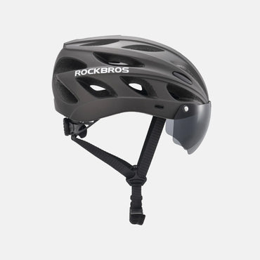 Pottier Bike Helmet with Visor and Goggles