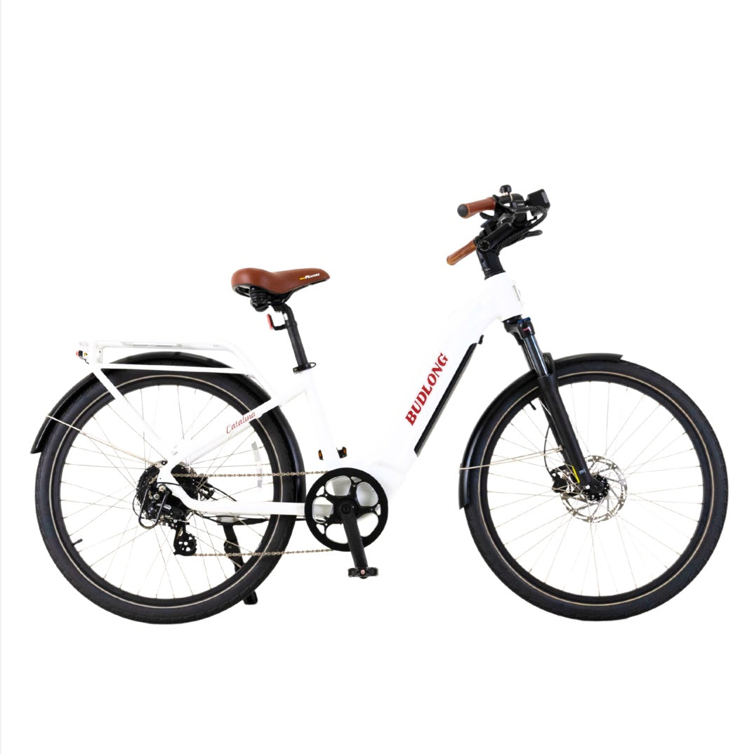 Budlong Catanila E-Bike Pearl White Made In Japan