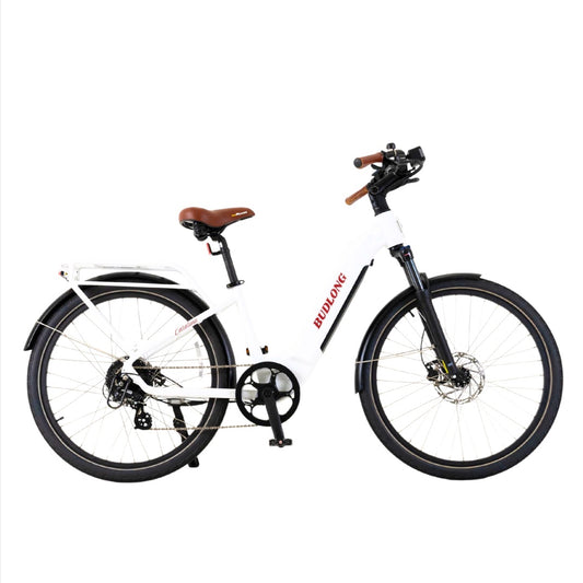 Budlong Catanila E-Bike Pearl White Made In Japan