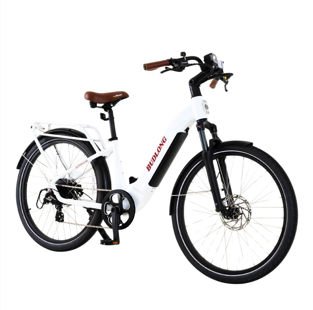 Budlong Catanila E-Bike Pearl White Made In Japan