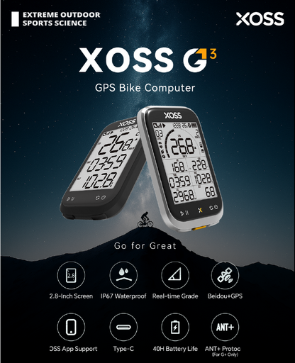 XOSS G Gen3 GPS Bike Computer International Version