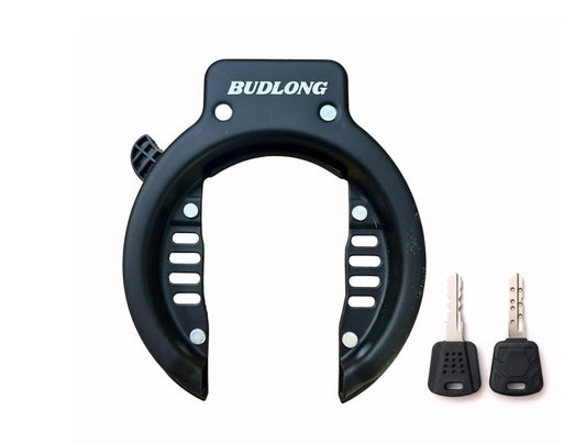 Budlong Bicycle Frame Lock (Ring Lock), Compactable for Catalina