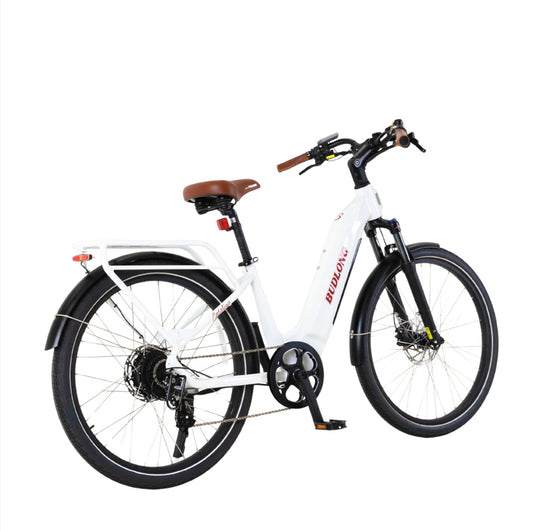 Budlong Catanila E-Bike Pearl White Made In Japan