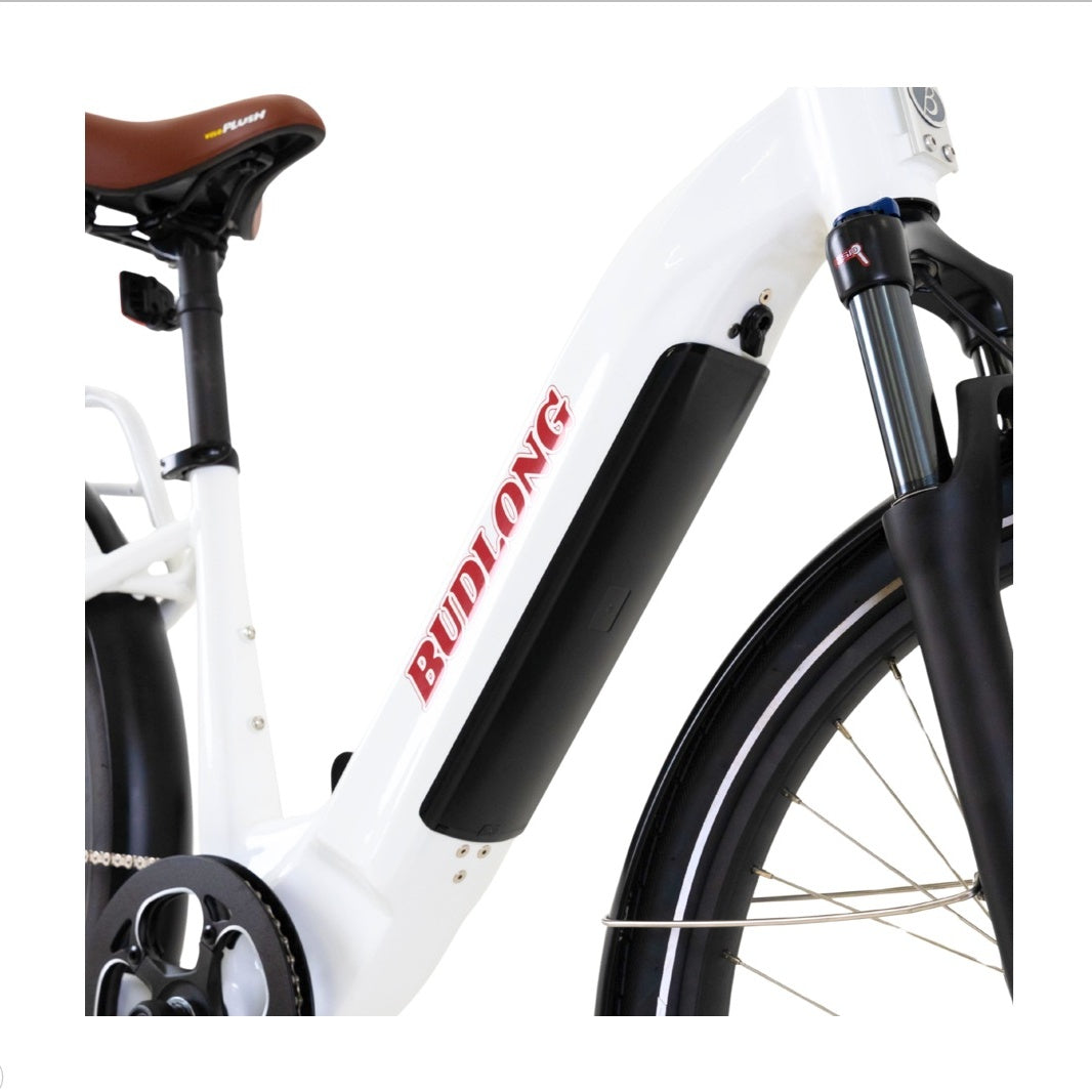 Budlong Catanila E-Bike Pearl White Made In Japan