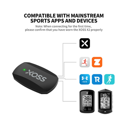 XOSS X2 Heart Rate Monitor with Chest Strap Bluetooth 4.0