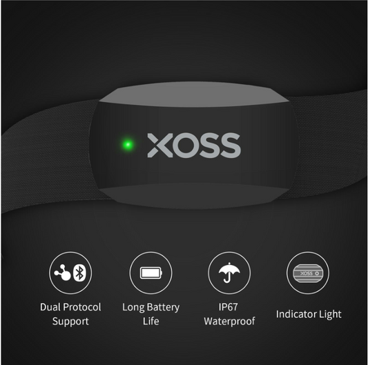 XOSS X2 Heart Rate Monitor with Chest Strap Bluetooth 4.0