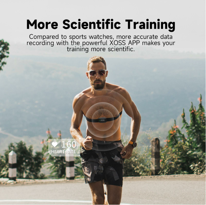 XOSS X2 Heart Rate Monitor with Chest Strap Bluetooth 4.0