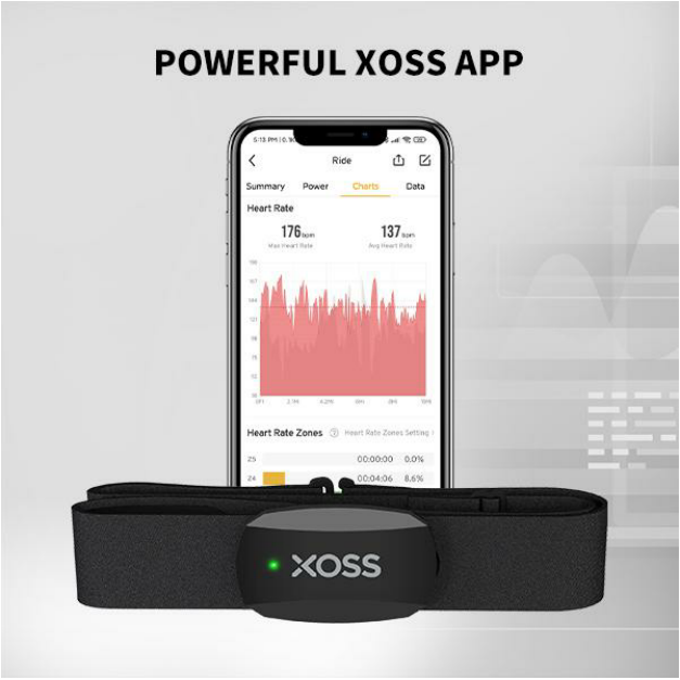XOSS X2 Heart Rate Monitor with Chest Strap Bluetooth 4.0