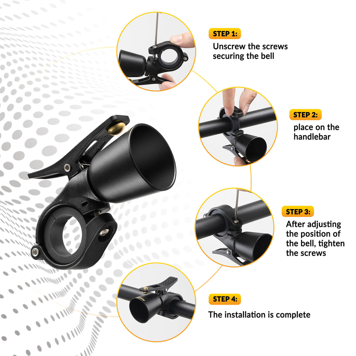 Bike Bell – Loud Sound for MTB & Road Bikes