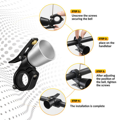 Bike Bell – Loud Sound for MTB & Road Bikes