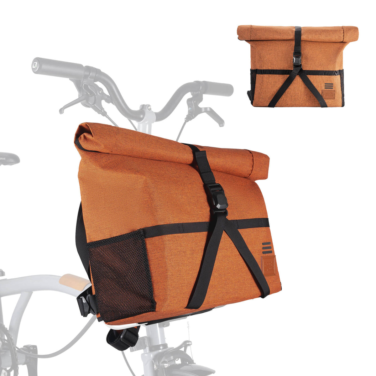 Folding Bike Handlebar Bag & Shoulder Bag  - 8L