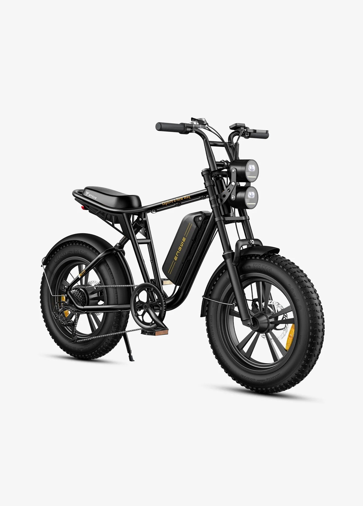 EGWEN M20 - Full Suspension Fat E-bike That Looks Like a Motorcycle