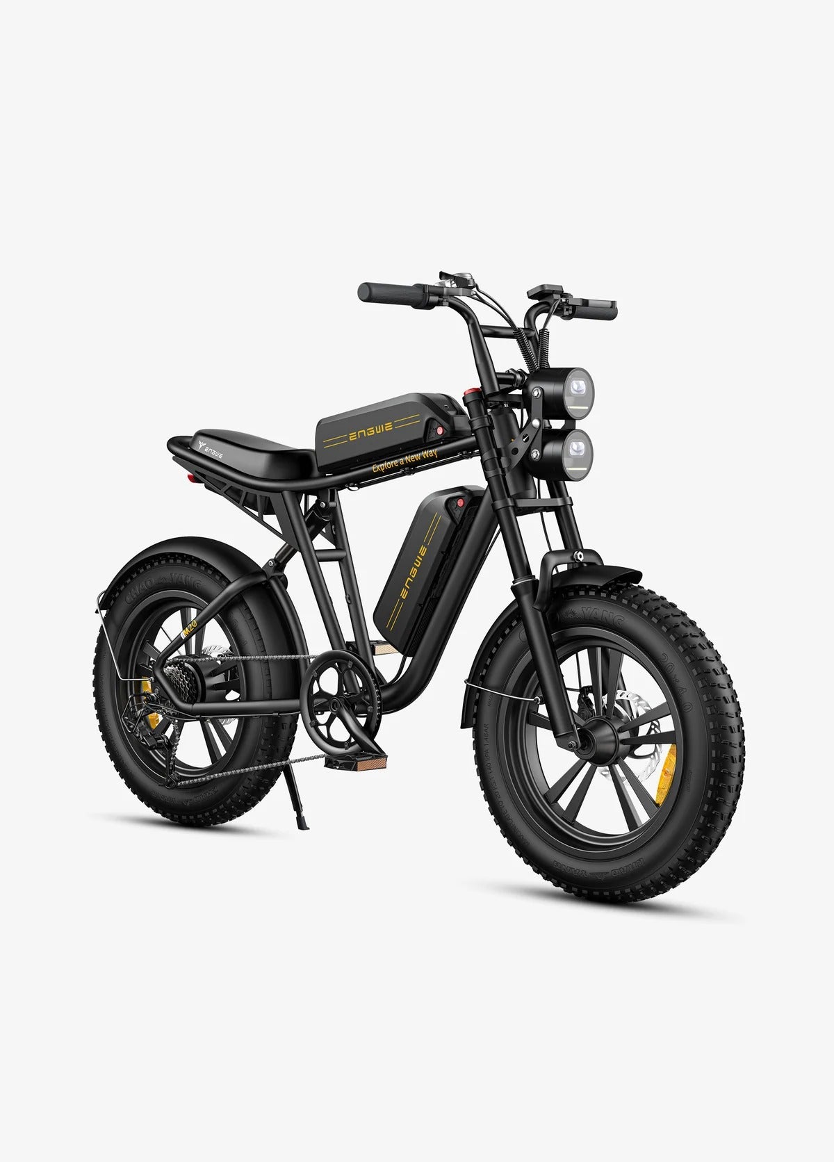 EGWEN M20 - Full Suspension Fat E-bike That Looks Like a Motorcycle