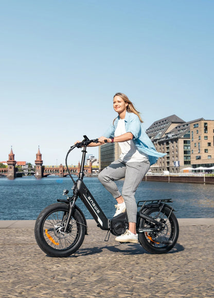 EGWEN L20 3.0 Pro - 250W 100Nm Mid-drive Motor Full Suspension Compact E-bike