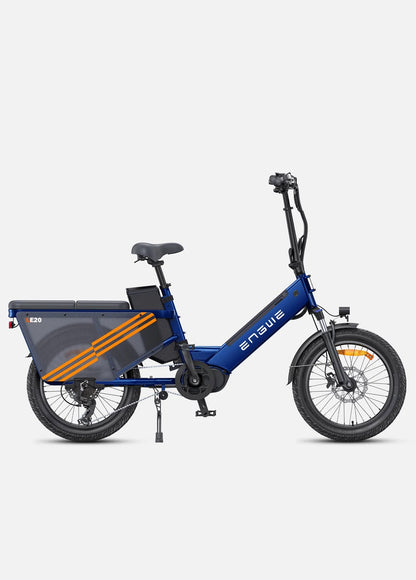 EGWEN LE20 - EU Version)250W Mid-drive Motor 350KM Super Long Range Cargo E Bike