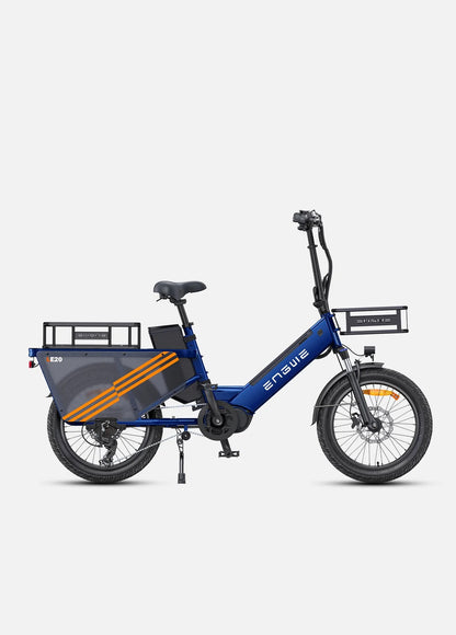 EGWEN LE20 - EU Version)250W Mid-drive Motor 350KM Super Long Range Cargo E Bike