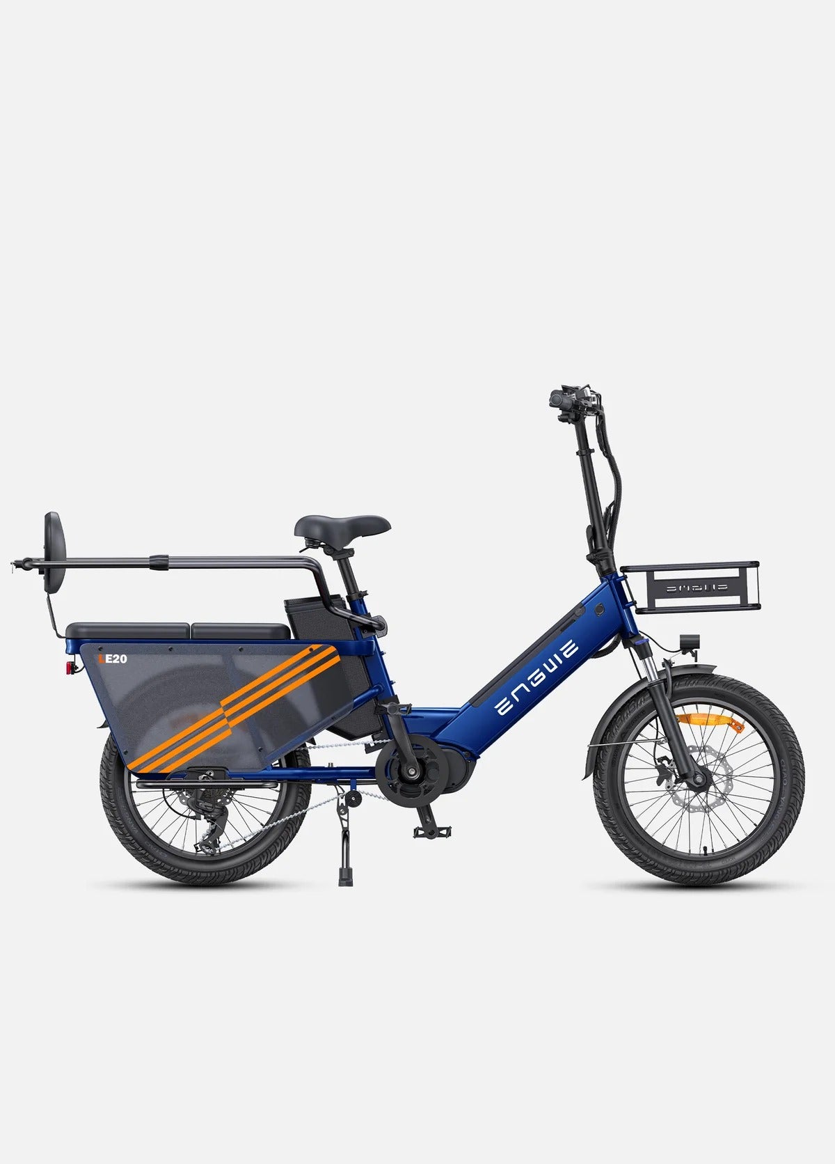 EGWEN LE20 - EU Version)250W Mid-drive Motor 350KM Super Long Range Cargo E Bike