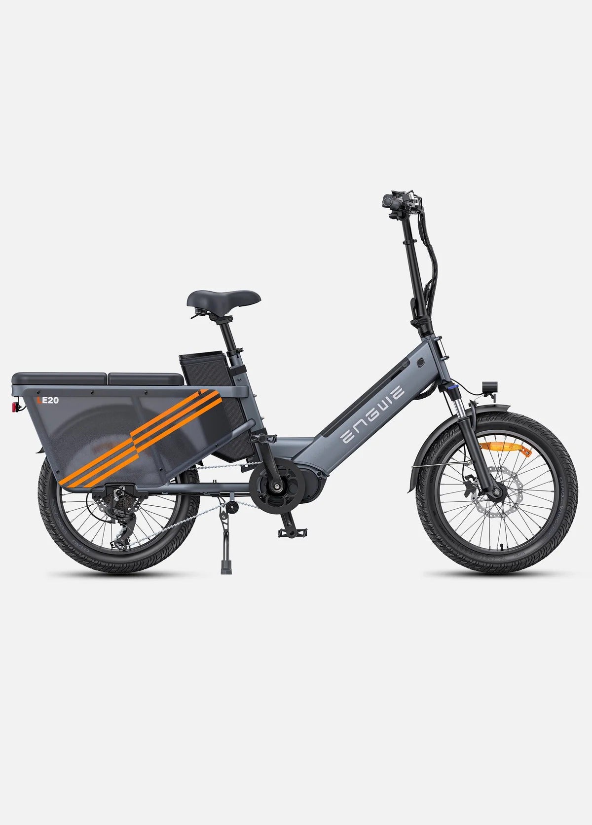 EGWEN LE20 - EU Version)250W Mid-drive Motor 350KM Super Long Range Cargo E Bike