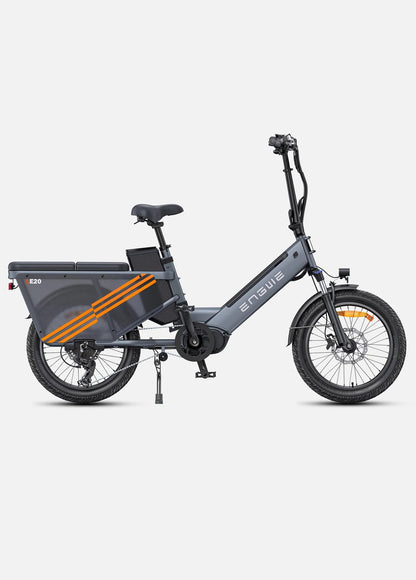 EGWEN LE20 - EU Version)250W Mid-drive Motor 350KM Super Long Range Cargo E Bike