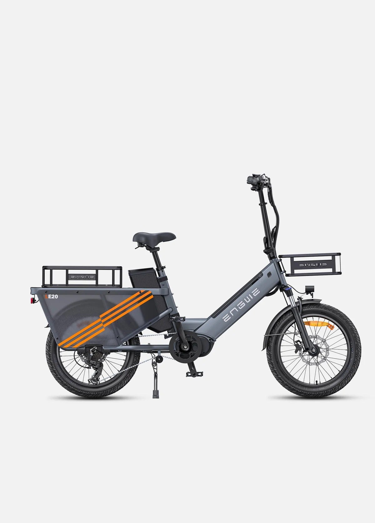 EGWEN LE20 - EU Version)250W Mid-drive Motor 350KM Super Long Range Cargo E Bike