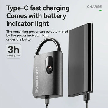 L1 Mini Electric Bike Pump - 70PSI