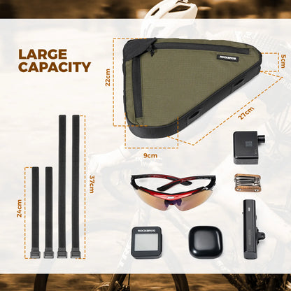 Large Capacity Bike Triangle Bag-1.5L