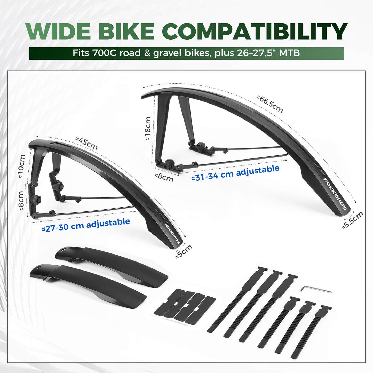 Quick Release Front & Rear Bike Fenders