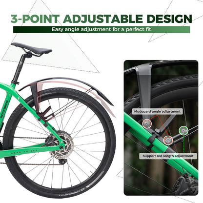 Quick Release Front & Rear Bike Fenders