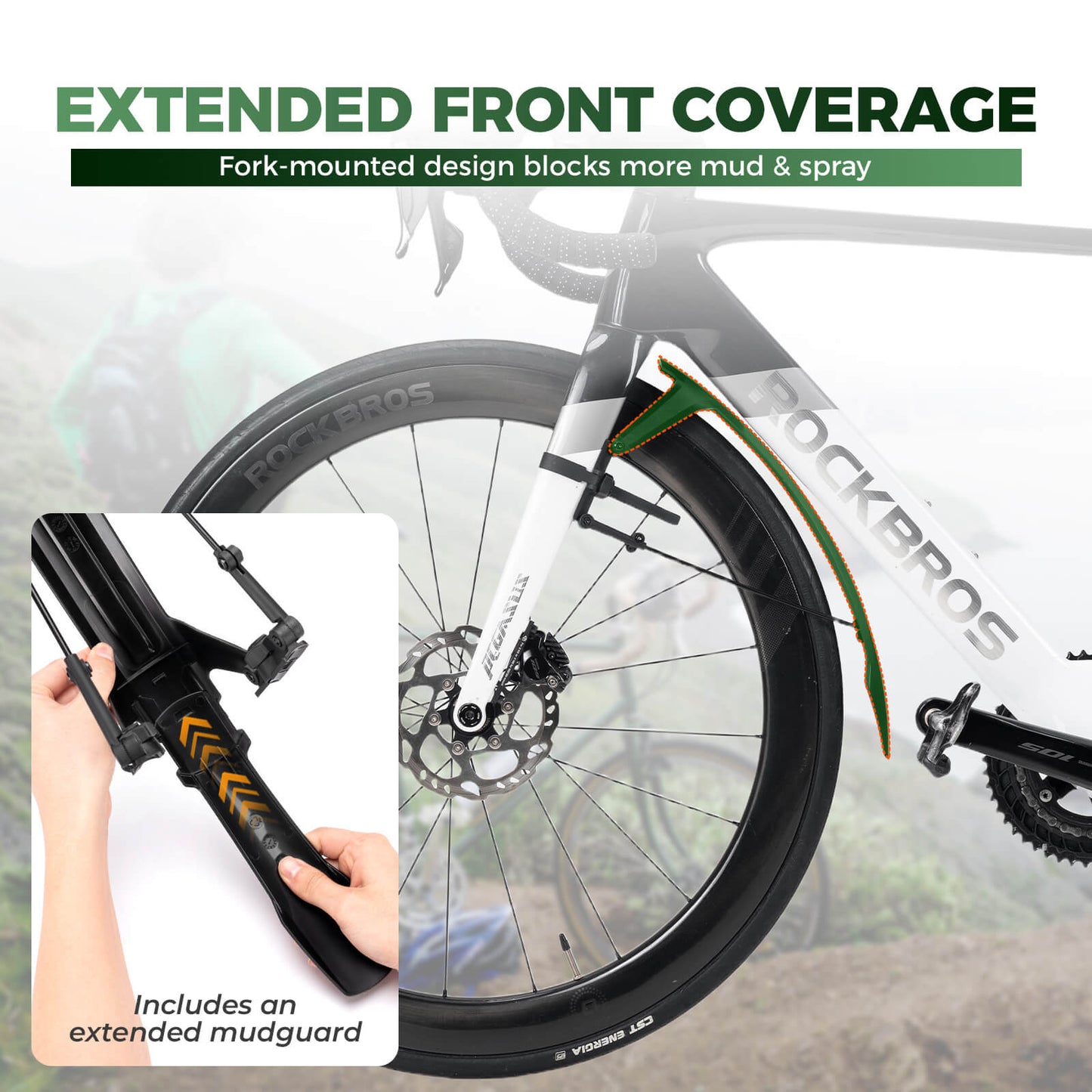 Quick Release Front & Rear Bike Fenders