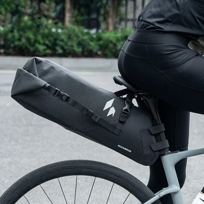 RideMate Waterproof Bike Tail Bag - 13L