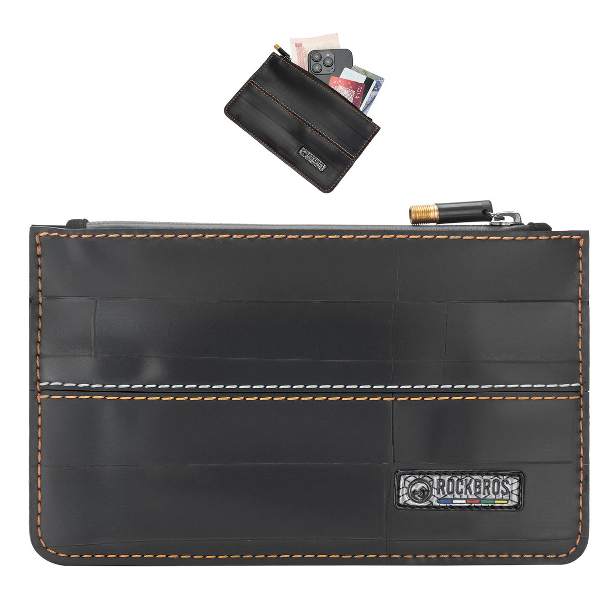 ROAD TO SKY Recycled Tire Bike Wallet - 0.7L