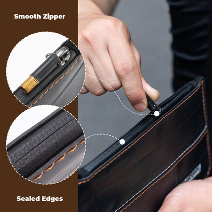 ROAD TO SKY Recycled Tire Bike Wallet - 0.7L