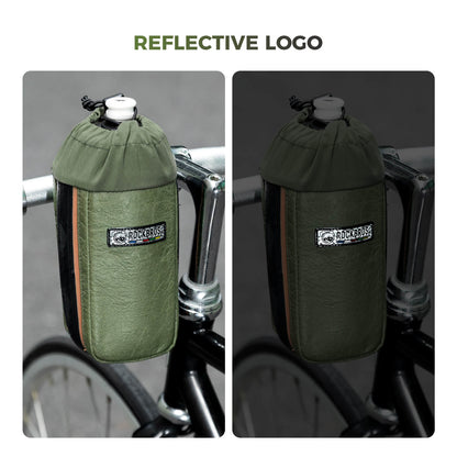ROAD TO SKY Recycled Tire Bike Water Bottle Bag - 0.8L