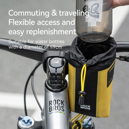 AS-162 100% Waterproof Bike Handlebar Bottle Bag