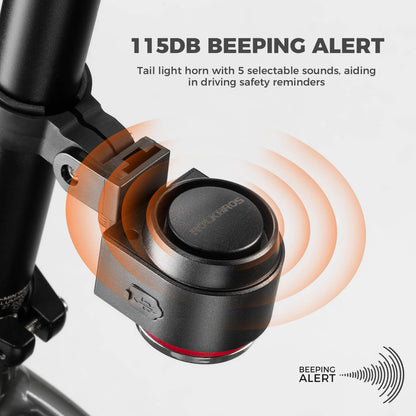 A8Pro Electronic Tail Light with Built-In Horn