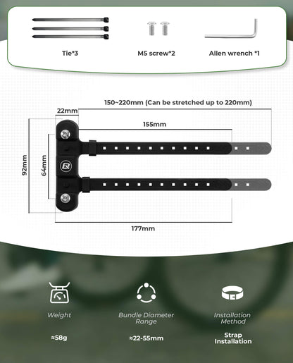 Bike Bottle Cage Mount Adapter