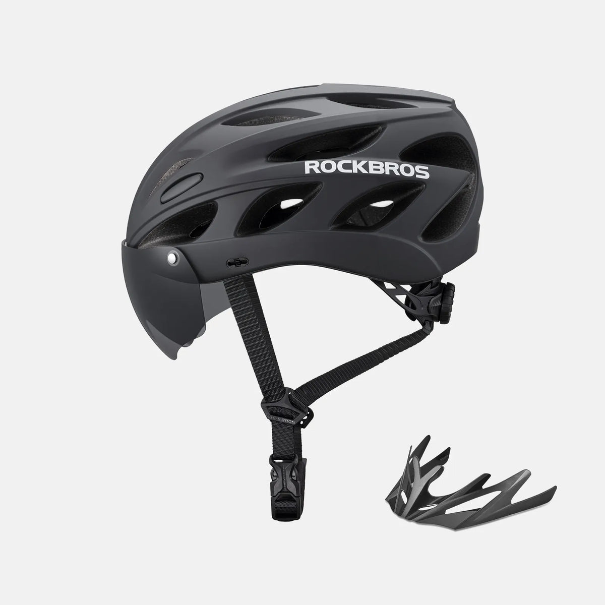 Pottier Bike Helmet with Visor and Goggles