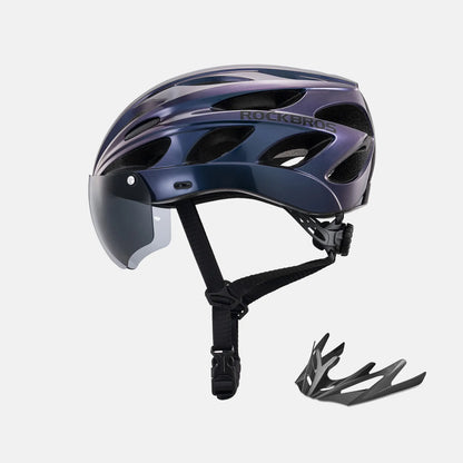 Pottier Bike Helmet with Visor and Goggles