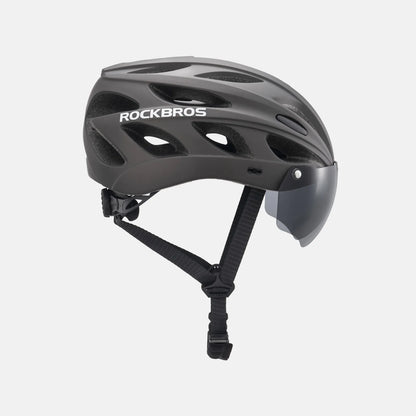 Pottier Bike Helmet with Visor and Goggles