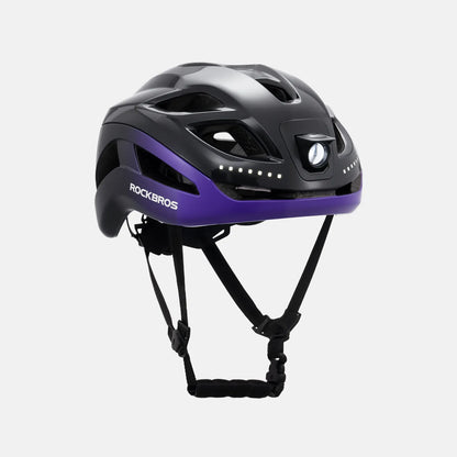 Bike Helmet with LED Front and Rear Light