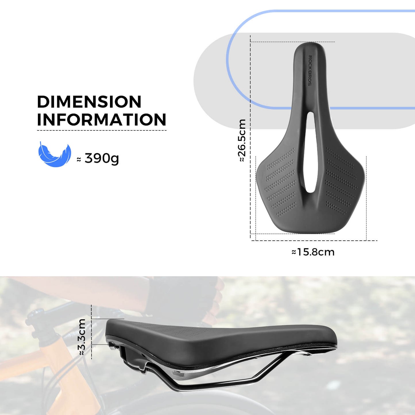 Breathable & Ergonomic Bike Seat