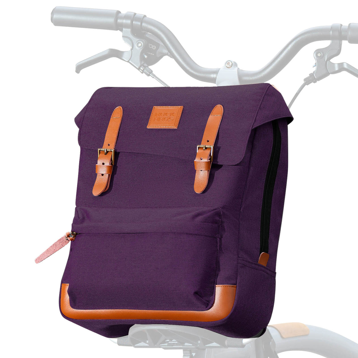Folding Bike Handlebar Bag Backpack - 8.3L