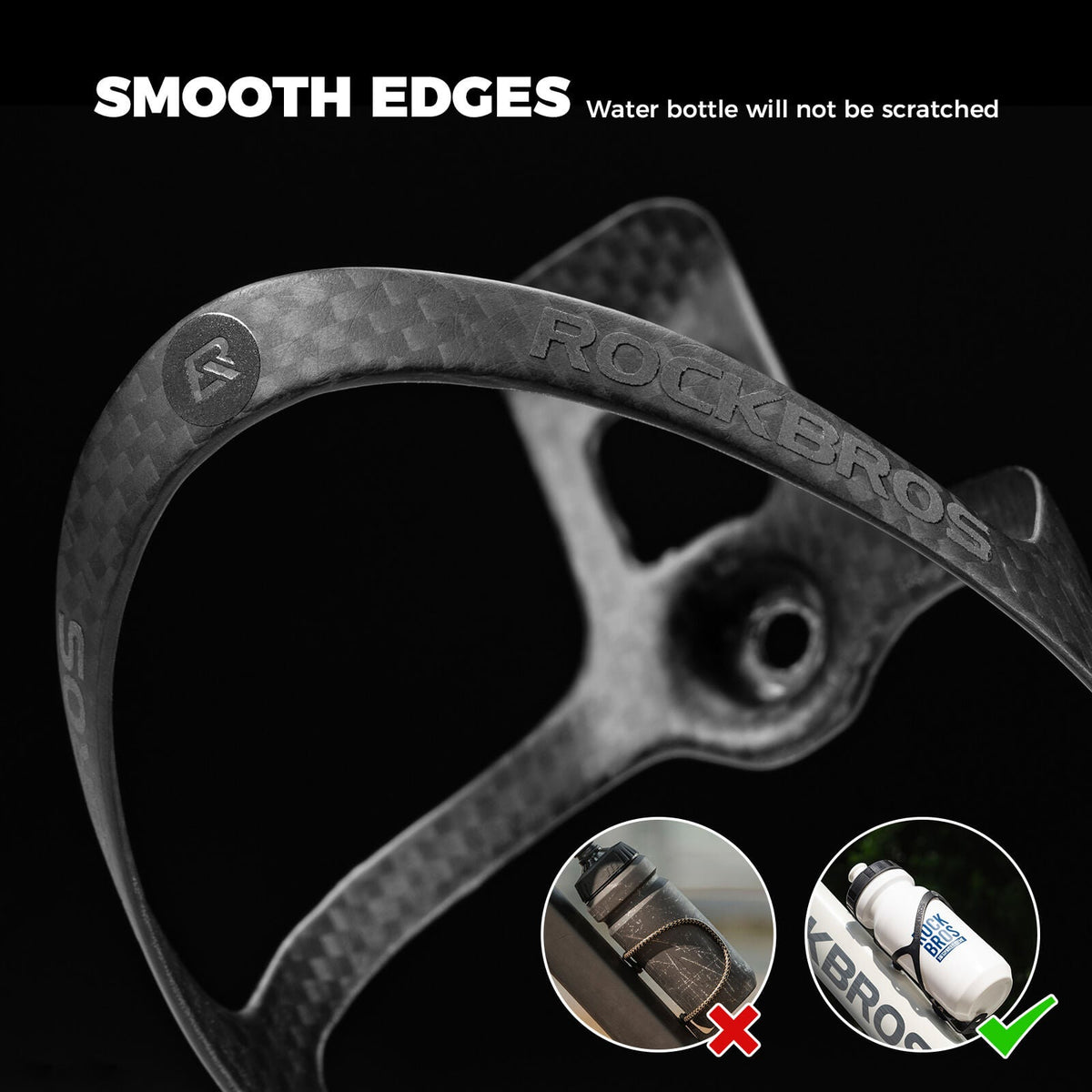 Carbon Fiber Bike Water Bottle Cage