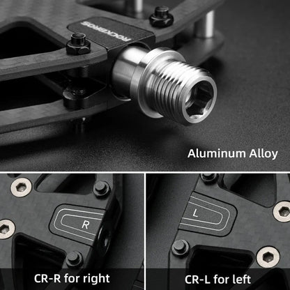 Carbon Fiber Lightweight Bicycle Pedals
