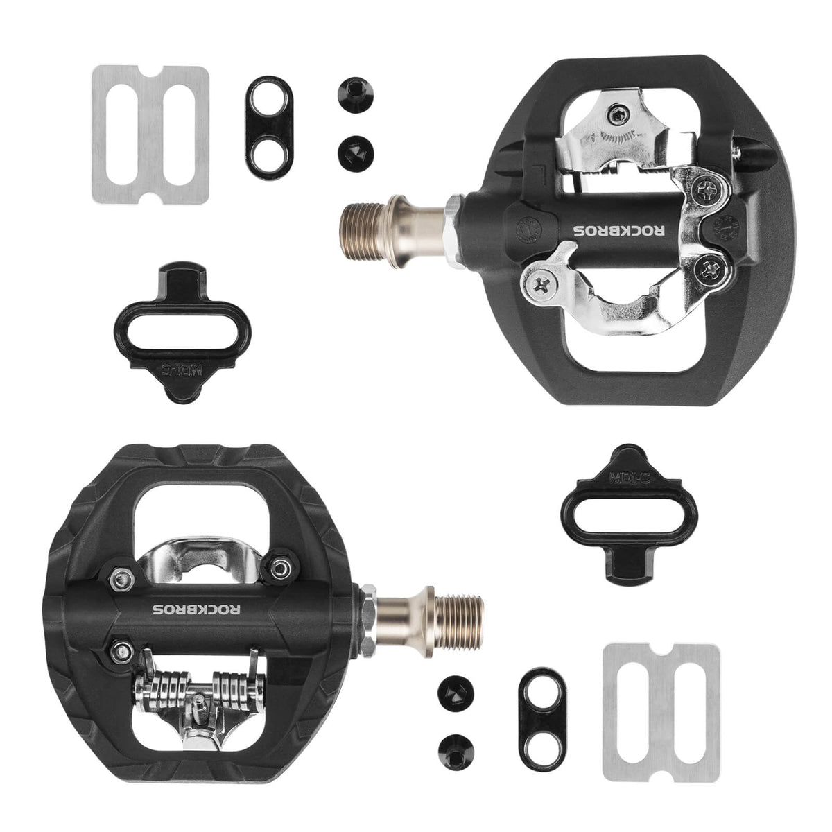 Dual Platform MTB Pedals - Clipless & Flat