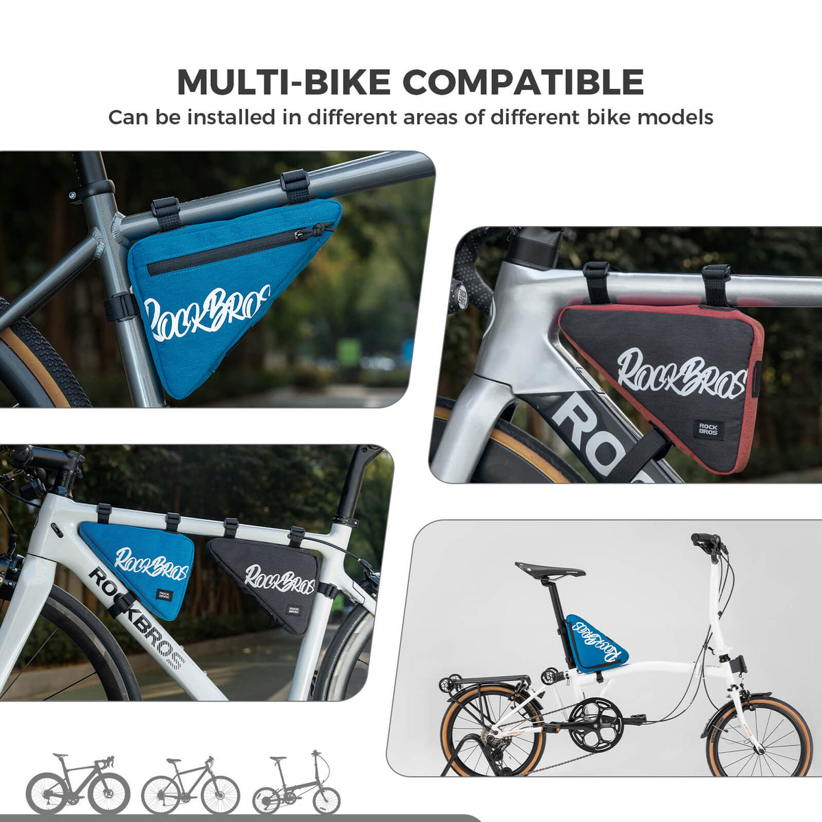 FlashRide Sketch Bike Triangle Bag - 1.4L