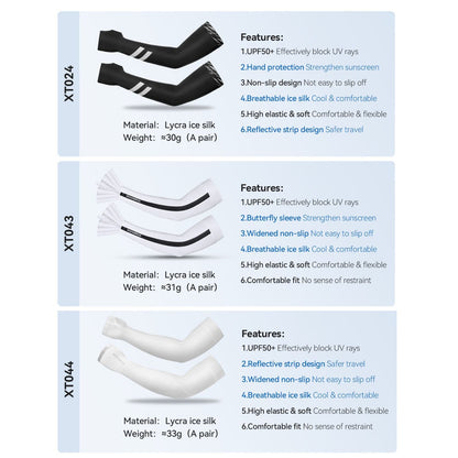 Ice Silk Cycling Arm Sleeves