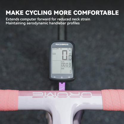 Integrated Handlebar Bike Computer Mount