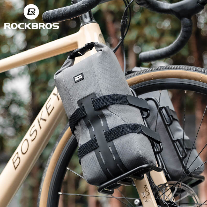 ROCKBROS Water-Resistant Front Fork Rack Bag for Bikepacking